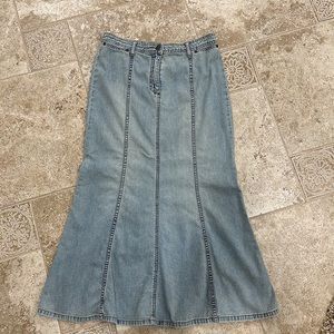 J.Crew Maxi Denim Skirt
